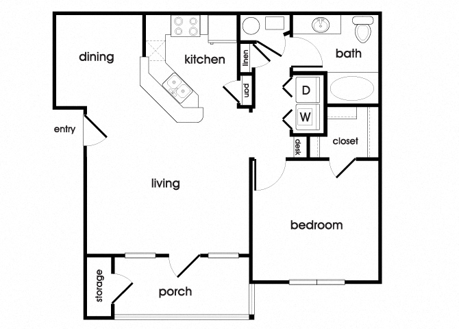 Suite A Floorplan